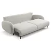 Canapea Extensibila Soft, 232x109x95 cm, Stofa - Beige picture - 3