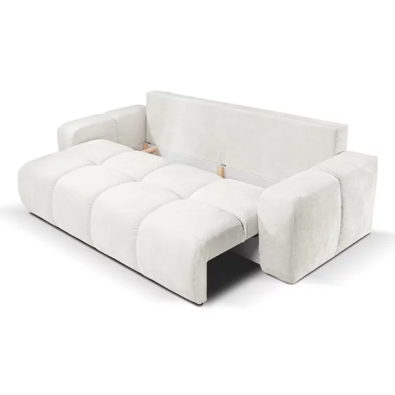 Canapea Extensibila Soho, 259x99x91 cm, Stofa - Crem picture - 3
