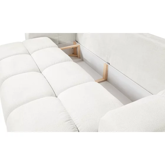 Canapea Extensibila Soho, 259x99x91 cm, Stofa - Crem picture - 9