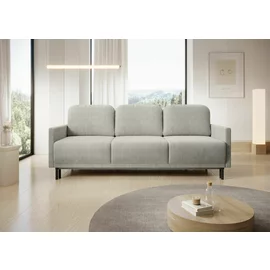 Canapea Extensibila Solo, 212x97x87 cm, Stofa POSO 100 Gri Deschis