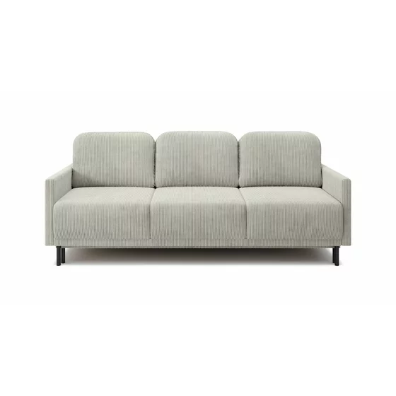 Canapea Extensibila Solo, 212x97x87 cm, Stofa POSO 100 Gri Deschis picture - 3