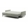 Canapea Extensibila Solo, 212x97x87 cm, Stofa POSO 100 Gri Deschis picture - 5