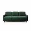 Canapea Extensibila Solo, 212x97x87 cm, Stofa POSO 14 - Verde Inchis picture - 3