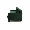 Canapea Extensibila Solo, 212x97x87 cm, Stofa POSO 14 - Verde Inchis picture - 4