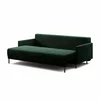 Canapea Extensibila Solo, 212x97x87 cm, Stofa POSO 14 - Verde Inchis picture - 5