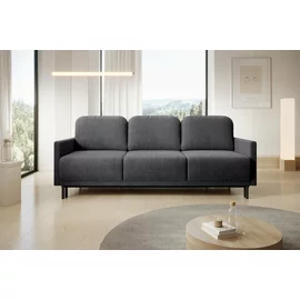 Canapea Extensibila Solo, 212x97x87 cm, Stofa POSO 60 Gri Inchis