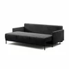 Canapea Extensibila Solo, 212x97x87 cm, Stofa POSO 60 Gri Inchis picture - 5