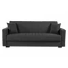 Canapea Extensibila Star, 214x80x87 cm, Stofa - Gri picture - 1