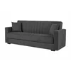 Canapea Extensibila Star, 214x80x87 cm, Stofa - Gri picture - 2