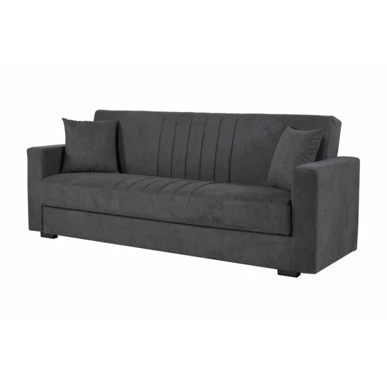 Canapea Extensibila Star, 214x80x87 cm, Stofa - Gri picture - 2