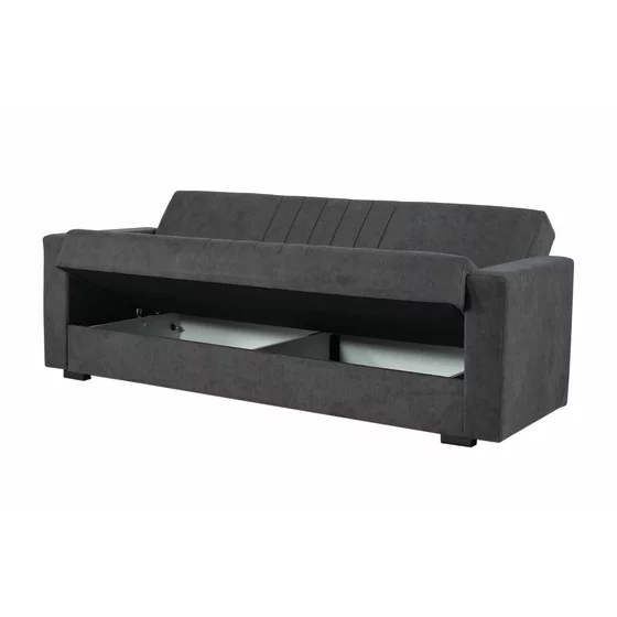 Canapea Extensibila Star, 214x80x87 cm, Stofa - Gri picture - 4