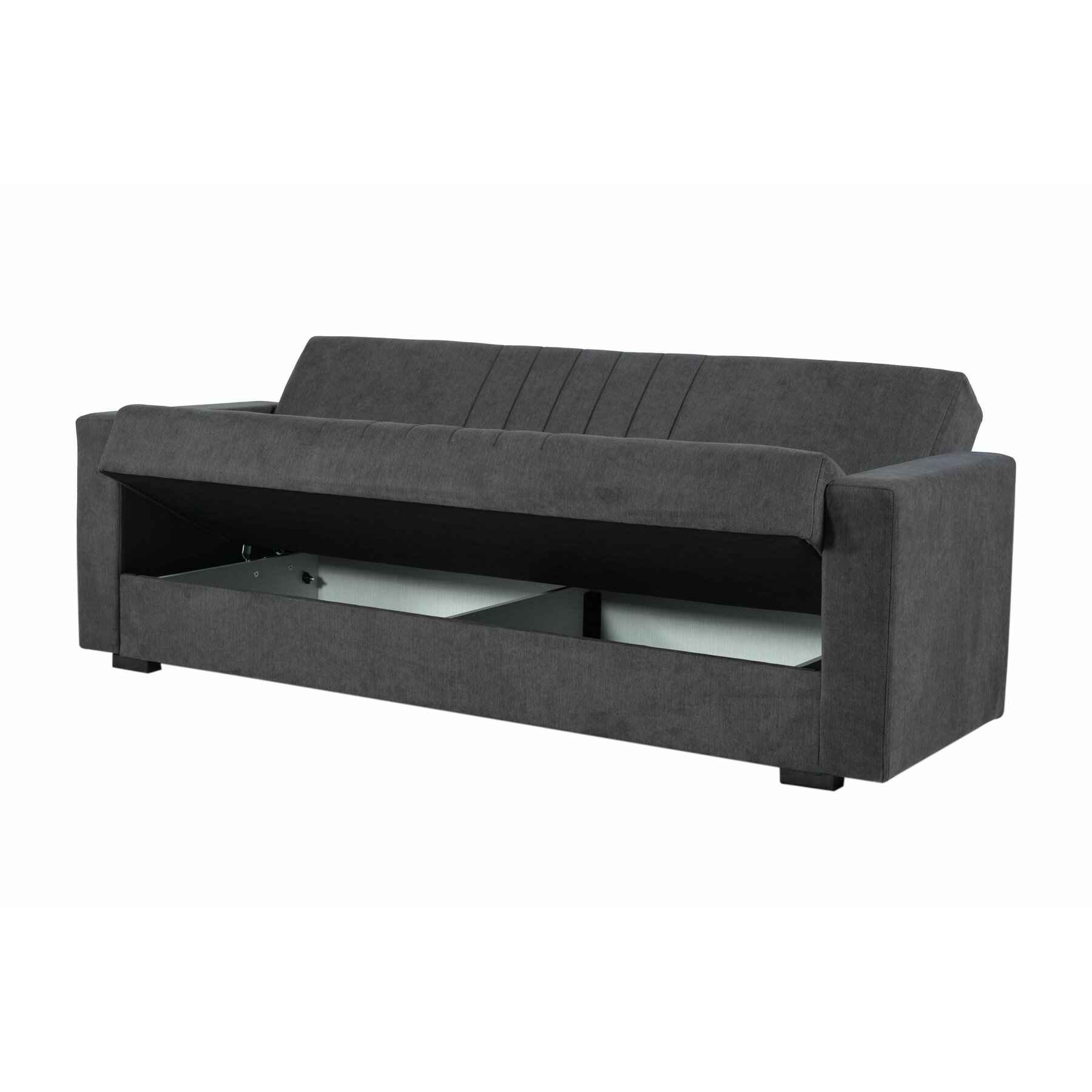 Canapea Extensibila Star, 214x80x87 cm, Stofa - Gri - Kalenda
