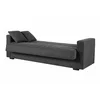 Canapea Extensibila Star, 214x80x87 cm, Stofa - Gri picture - 3