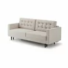 Canapea Extensibila Tivoli,  224x95x91 cm, Catifea, Beige picture - 2
