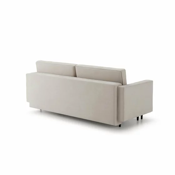 Canapea Extensibila Tivoli,  224x95x91 cm, Catifea, Beige picture - 6
