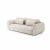 Canapea Extensibila Umea, 257x108x92 cm, Stofa, Beige picture - 5