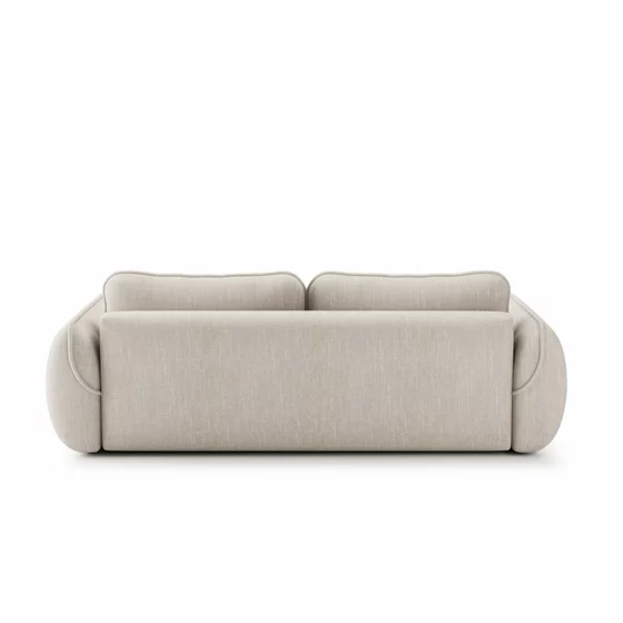 Canapea Extensibila Umea, 257x108x92 cm, Stofa, Beige picture - 7