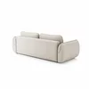 Canapea Extensibila Umea, 257x108x92 cm, Stofa, Beige picture - 8