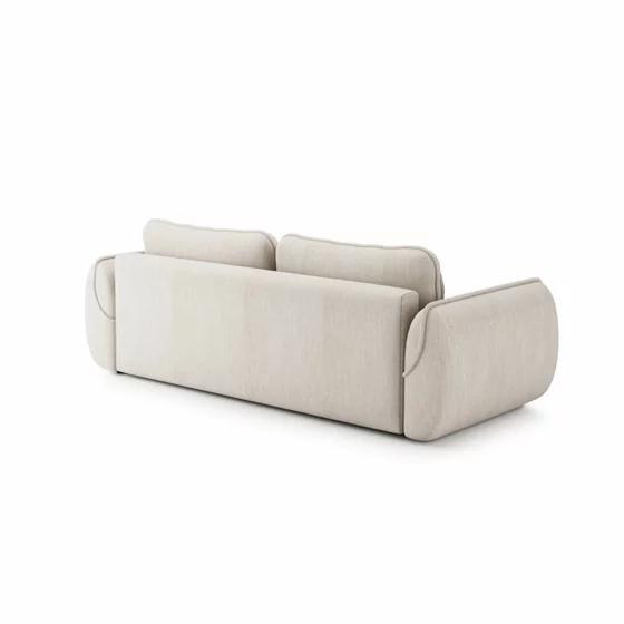 Canapea Extensibila Umea, 257x108x92 cm, Stofa, Beige picture - 8