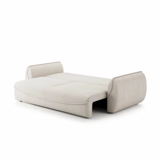 Canapea Extensibila Umea, 257x108x92 cm, Stofa, Beige picture - 9