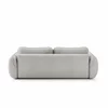 Canapea Extensibila Umea, 257x108x92 cm, Stofa, Gri Platina picture - 7