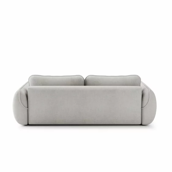 Canapea Extensibila Umea, 257x108x92 cm, Stofa, Gri Platina picture - 7