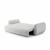 Canapea Extensibila Umea, 257x108x92 cm, Stofa, Gri Platina picture - 9