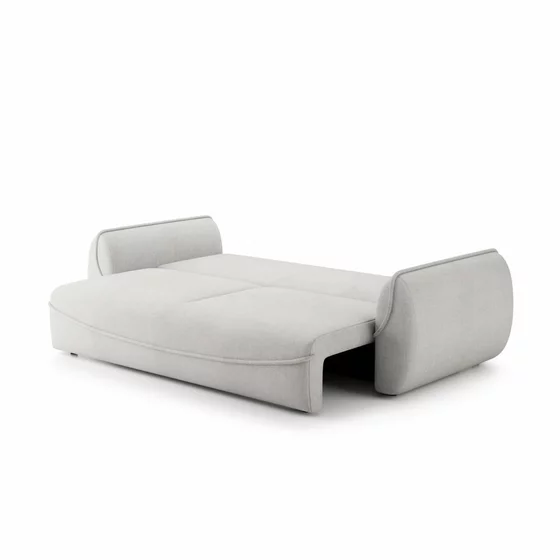 Canapea Extensibila Umea, 257x108x92 cm, Stofa, Gri Platina picture - 9
