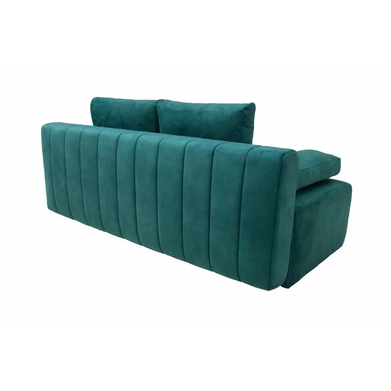 Canapea Extensibila Zeno, 194x94x95 cm, Stofa, Verde picture - 3