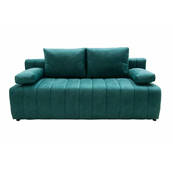 Canapea Extensibila Zeno, 194x94x95 cm, Stofa, Verde picture - 2