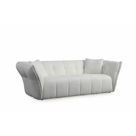 Canapea Fixa Boxer, 240x106x75 cm - Stofa Tip Boucle, Crem