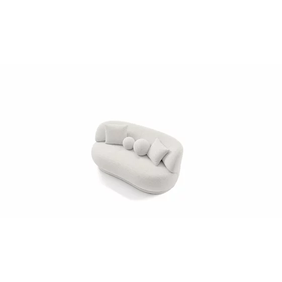 Canapea Gio Mini, 188x96x78 cm, Stofa Ambriamo, Crem 04 picture - 5