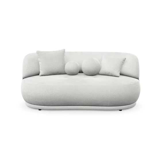 Canapea Gio Mini, 188x96x78 cm, Stofa Ambriamo, Crem 04 picture - 1
