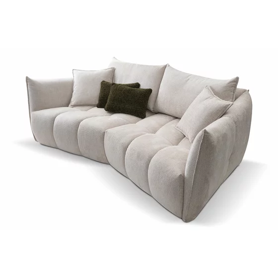 Canapea Laura, 240x124x88 cm, Stofa Beige picture - 2