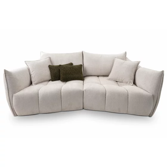 Canapea Laura, 240x124x88 cm, Stofa Beige picture - 1