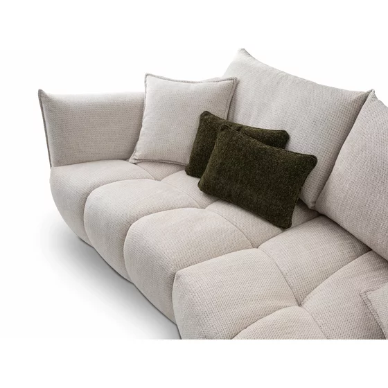 Canapea Laura, 240x124x88 cm, Stofa Beige picture - 3