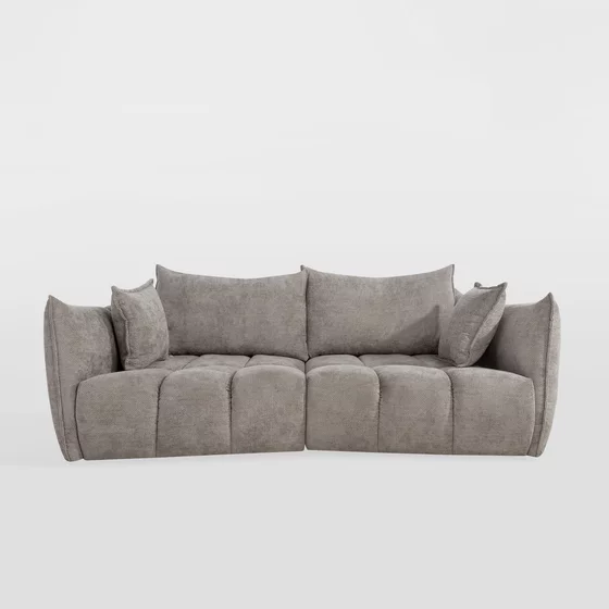 Canapea Laura, 240x124x88 cm, Stofa Taupe picture - 1