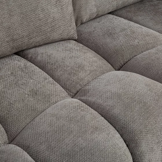 Canapea Laura, 240x124x88 cm, Stofa Taupe picture - 5