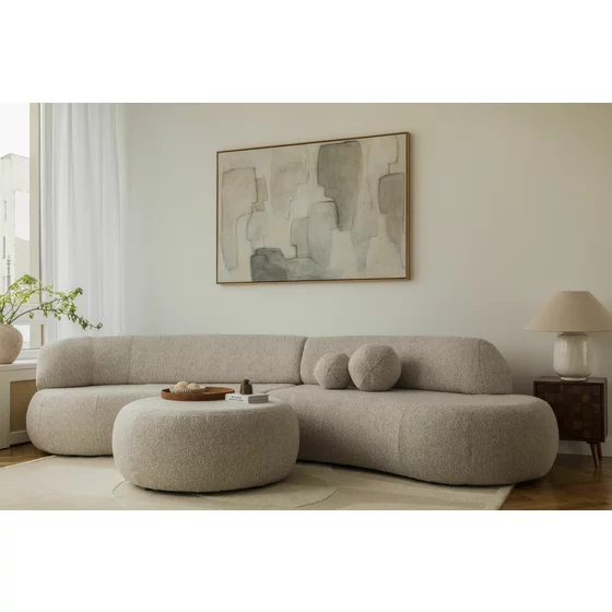 Canapea Soul, ACOTT-COTTR, 346x103x77 cm, Stofa Boucle Abriamo 03 picture - 1