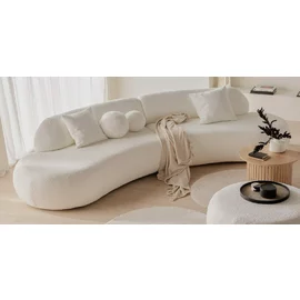 Canapea Soul, COTTL-COTTR, 346x103x77 cm, Stofa Boucle Abriamo 04