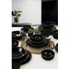 Ceramica Serviciu de Masa (24 Bucati) TY040424F650A841600MAET600 - Negru/Auriu picture - 1