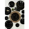 Ceramica Serviciu de Masa (24 Bucati) TY040424F650A841600MAET600 - Negru/Auriu picture - 2
