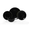 Ceramica Serviciu de Masa (24 Bucati) TY040424F650A841600MAET600 - Negru/Auriu picture - 5