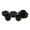 Ceramica Serviciu de Masa (24 Bucati) TY040424F650A841600MAET600 - Negru/Auriu picture - 10