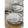 Ceramica Serviciu de Masa (24 Bucati) TY140524F022A29DM00MAET600 -Alb/Verde/Violet/Negru picture - 5