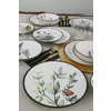 Ceramica Serviciu de Masa (24 Bucati) TY140524F022A29DM00MAET600 -Alb/Verde/Violet/Negru picture - 6