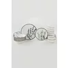 Ceramica Serviciu de Masa (24 Bucati) TY140524F022A29DM00MAET600 -Alb/Verde/Violet/Negru picture - 7