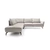 Coltar Bella, 274x230x74-85 cm, Stofa, Gri Deschis picture - 1