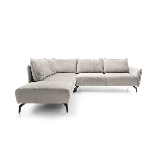 Coltar Bella, 274x230x74-85 cm, Stofa, Gri Deschis picture - 1