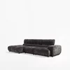 Coltar Chani PR2, 320x150x71-86 cm, Stofa, Grafit picture - 2